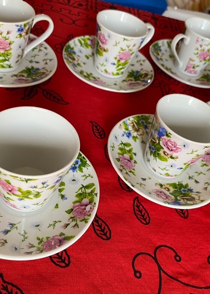 6lı kahve fincan takımı - Görsel 4