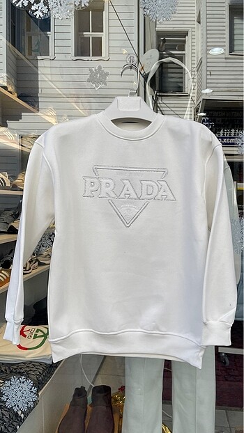 Prada Prada taşlı sweat