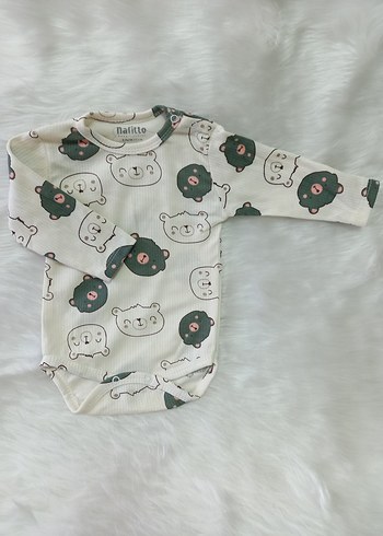 Waffle Kumaş Detaylı Uzun Kollu Bebek Tulum - Görsel 3