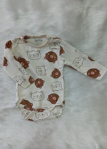 Uzun Kollu Waffle Kumaş Bebek Tulum - Görsel 3