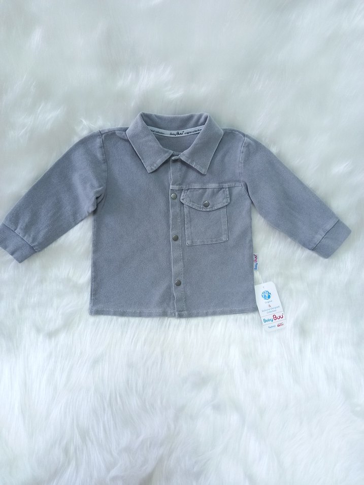 Gri Bebek Erkek Denim Takım - Görsel 5