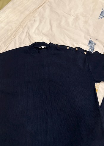 Lacivert  Kesim Kısa Kollu ikili takım - Görsel 2