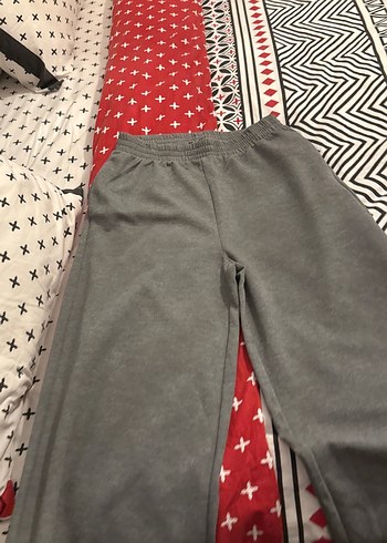 Gri  Rahat Fermuarlı Eşofman - Görsel 9