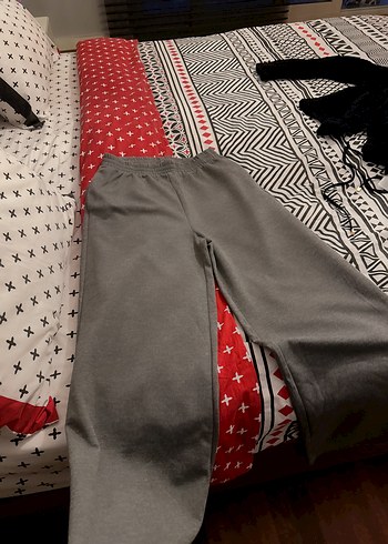 Gri  Rahat Fermuarlı Eşofman - Görsel 14