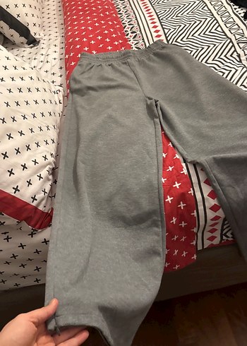 Gri  Rahat Fermuarlı Eşofman - Görsel 11