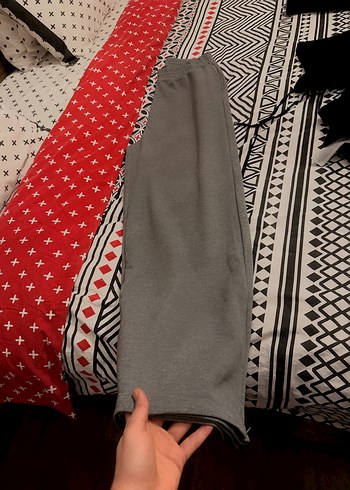 Gri  Rahat Fermuarlı Eşofman - Görsel 16