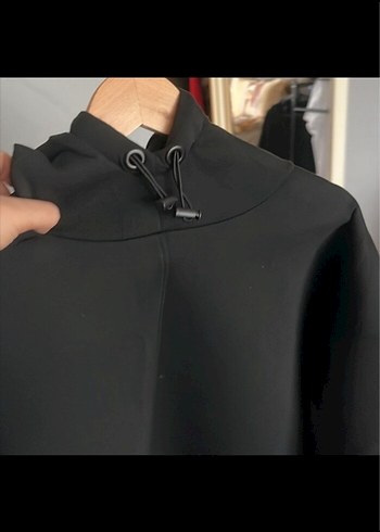 Fermuarlı Boğazlı Sweatshirt elbise - Görsel 5