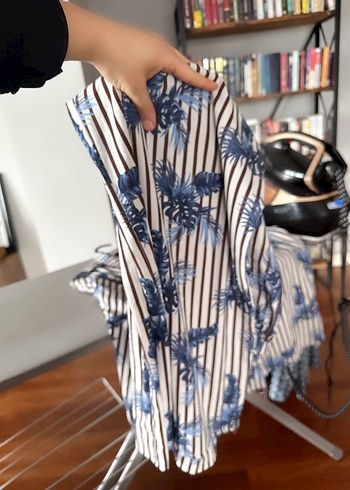 Mavi Desenli Kısa Pijama Takımı - Görsel 5