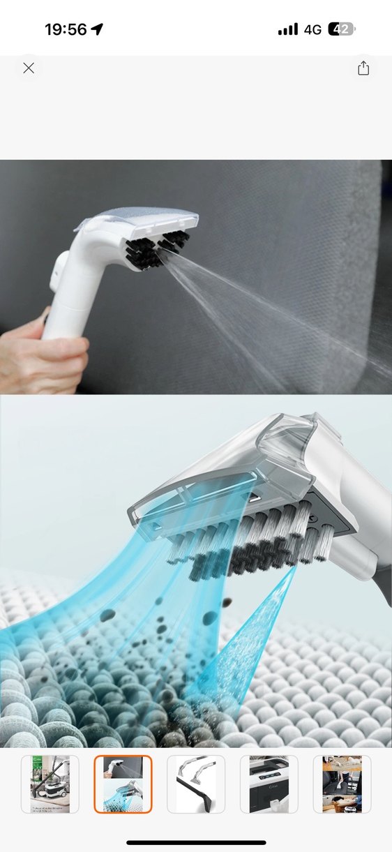 Kiwi KCC-4325 Koltuk ve Halı Yıkama Makinesi Beyaz - Görsel 2