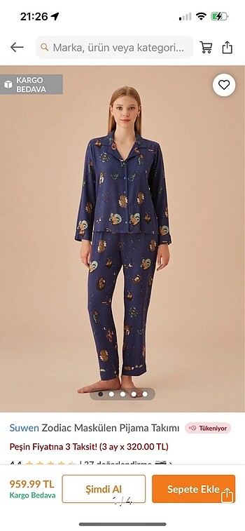 Pijama takımı