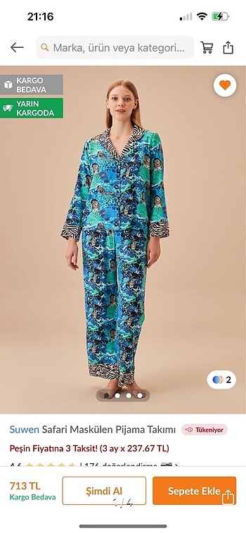 Pijama takımı