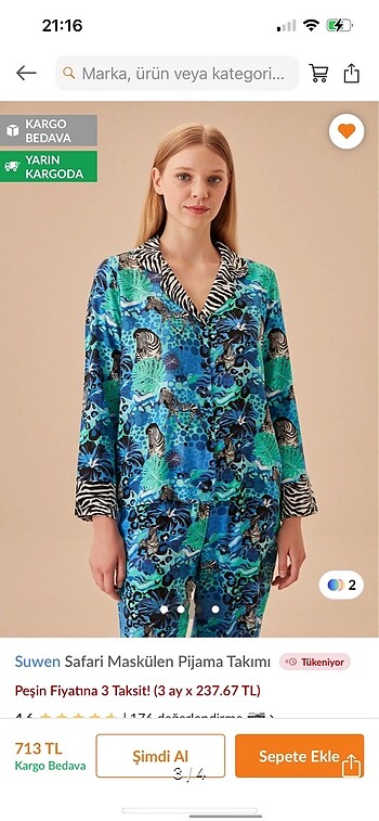 xxl Beden Pijama takımı