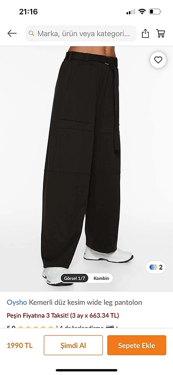 Oysho pantolon - Görsel 2