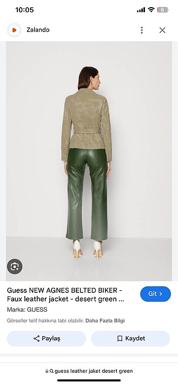 m Beden camel Renk Guess