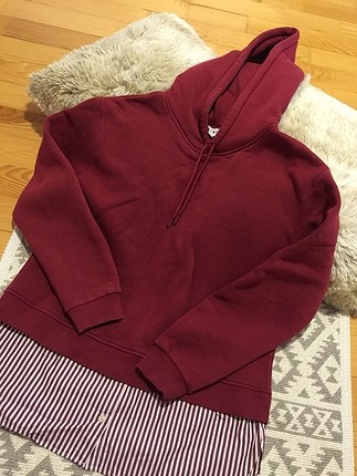 m Beden bordo Renk Twist sweatshirt