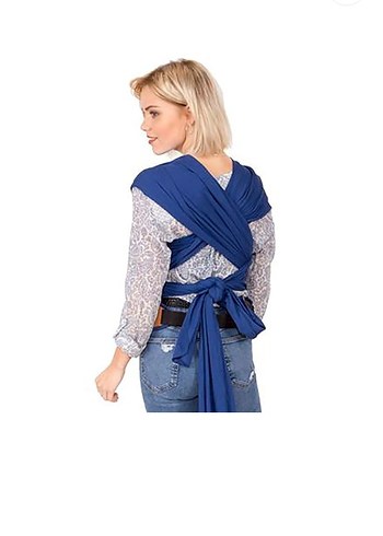 Sevi Bebe Bel Destekli Bebek Sling Mavi - Görsel 2