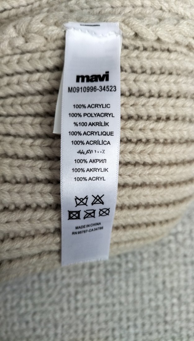 Kadın  Örgü Yün Bere - Görsel 4