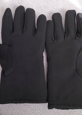 Siyah Tokalı Kadın Eldiveni - Görsel 4