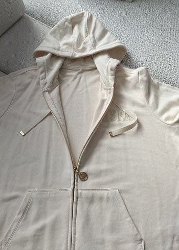 Fermuarlı Kapüşonlu Kadın Sweatshirt - Görsel 2