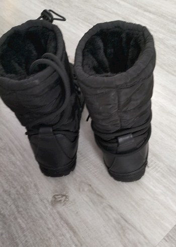 Siyah yüksek tabanKadın kar Botu - Görsel 4