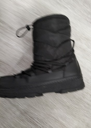 Siyah yüksek tabanKadın kar Botu - Görsel 2