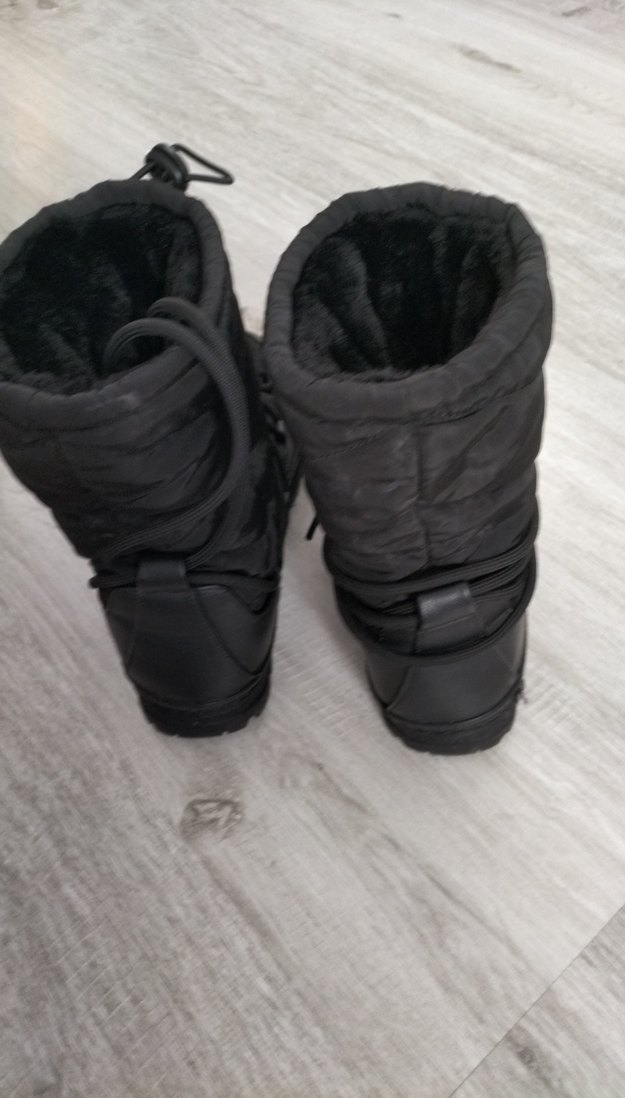 Siyah yüksek tabanKadın kar Botu - Görsel 4