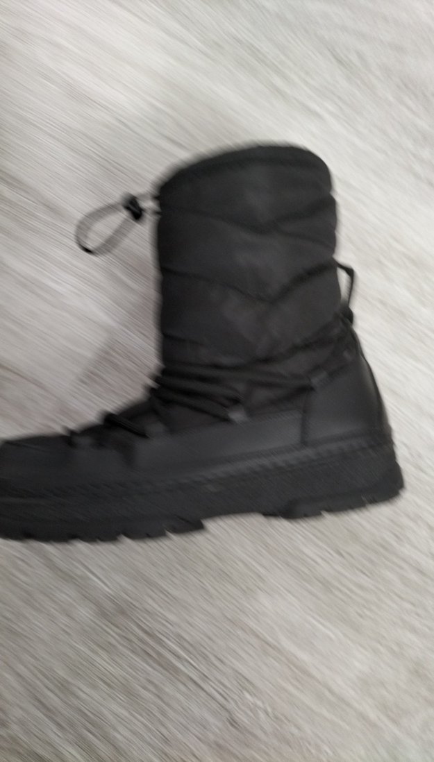 Siyah yüksek tabanKadın kar Botu - Görsel 2