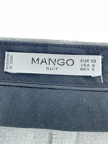 38 Beden gri Renk Mango Düz Kesim %70 İndirimli.