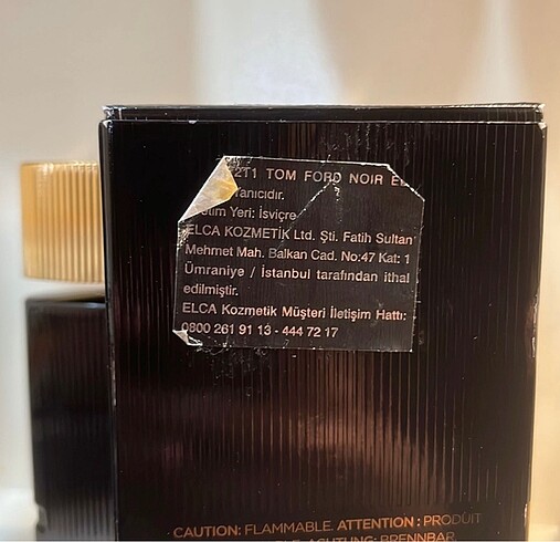  Beden Renk TOM FORD NOIR FEMME EDP