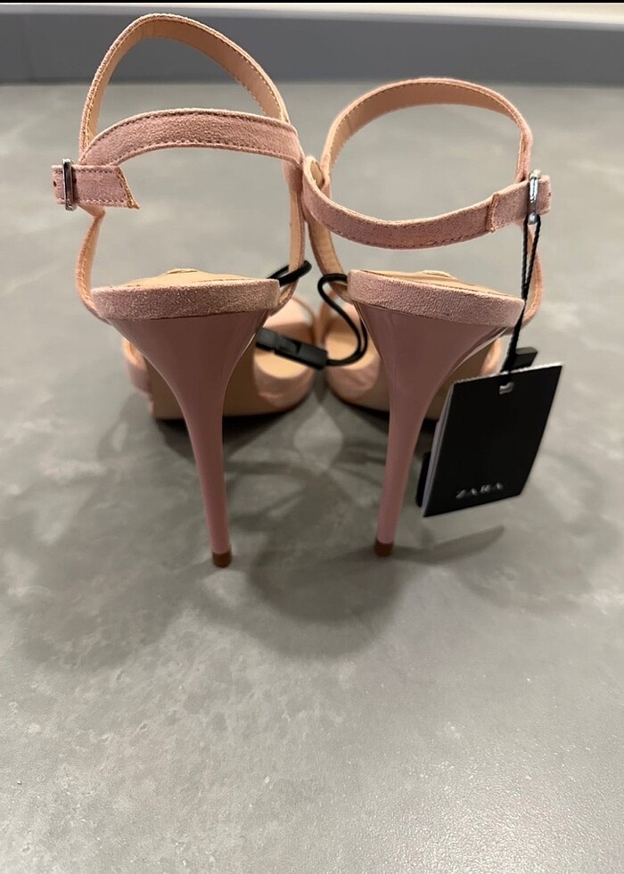 Zara Topuklu Sandalet - Görsel 4