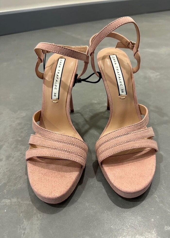 Zara Topuklu Sandalet - Görsel 5