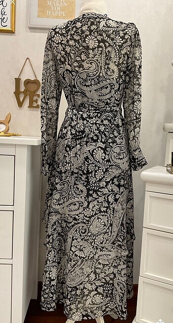 Zara Şifon Elbise - Görsel 4