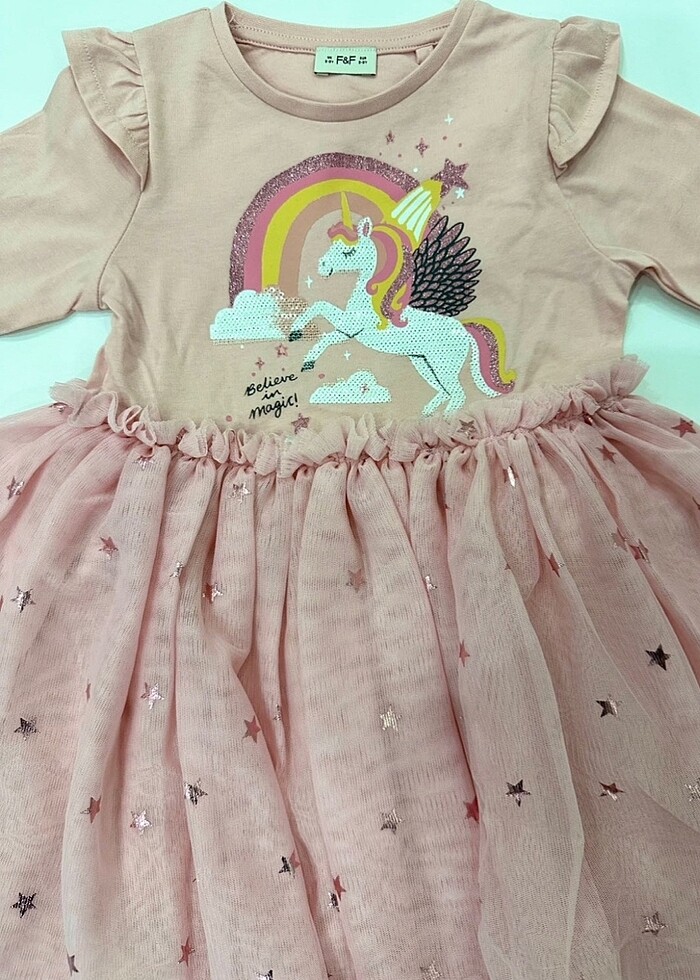 F&F kız çocuk elbise - Görsel 2