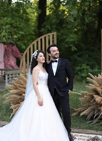 s Beden beyaz Renk Gelinlik ve damatlık