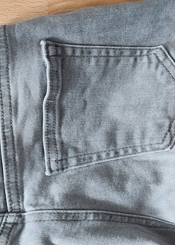7 Yaş Beden Gri likralı erkek çocuk kot Pantolon