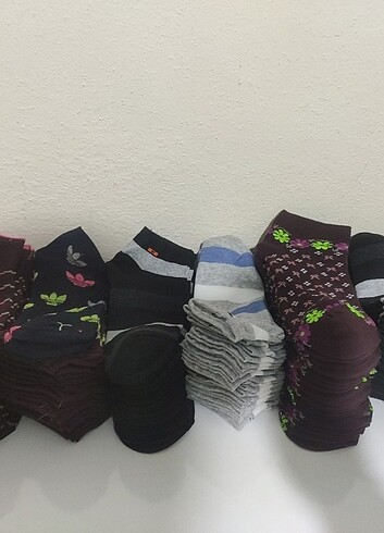 36 Beden çeşitli Renk Kısa kadın çorap 