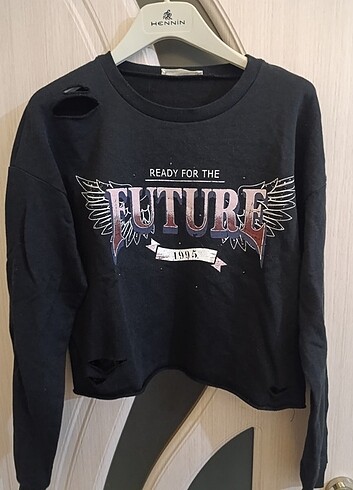 Siyah sweatshirt 