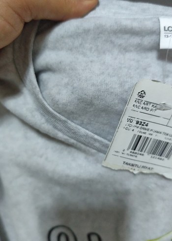 Gri Baskılı Erkek Sweatshirt(kadife polar) - Görsel 3
