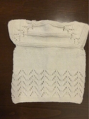 Bebek El Örgüsü Yelek - Görsel 7