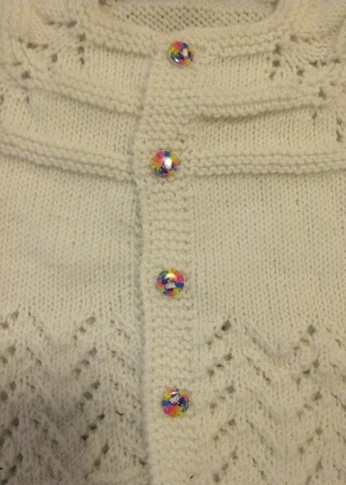 Bebek El Örgüsü Yelek - Görsel 4