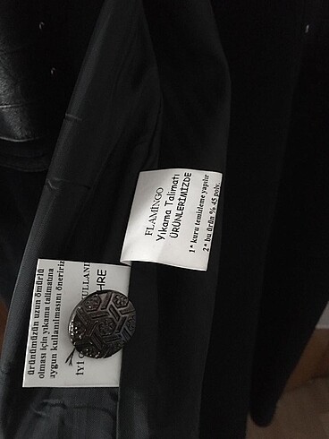 Zühre Deri Detaylı Pardesü - Görsel 5