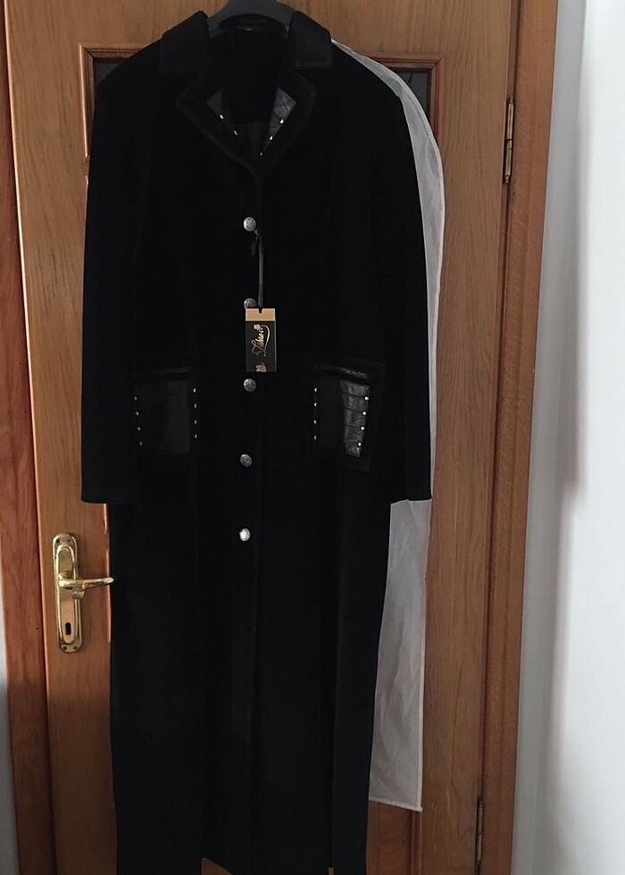 Zühre Deri Detaylı Pardesü - Görsel 1