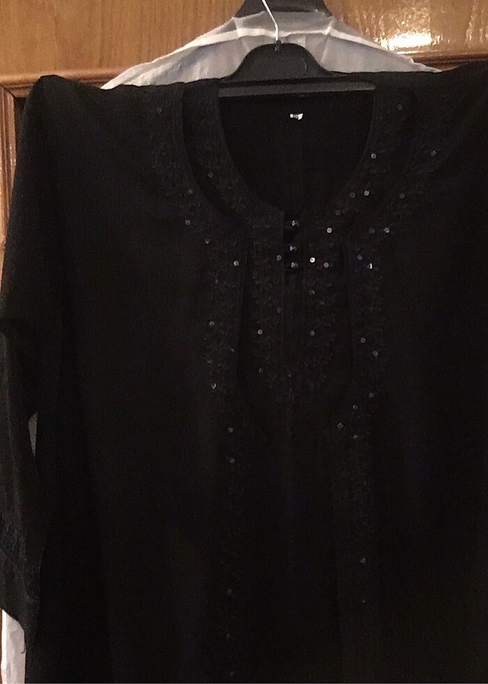 Hac Ferace Abaya Elbise 56 Beden - Görsel 3