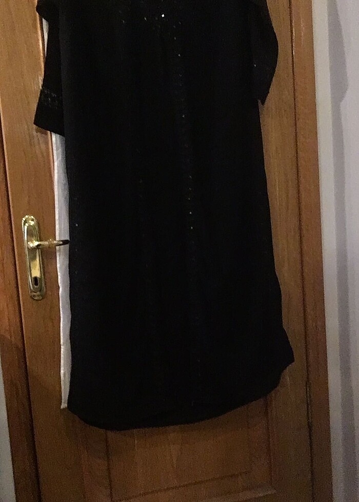 Hac Ferace Abaya Elbise 56 Beden - Görsel 5