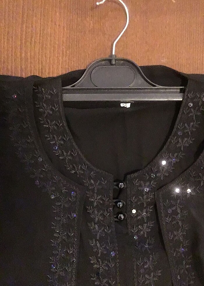 Hac Ferace Abaya Elbise 56 Beden - Görsel 4