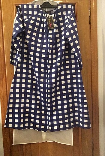 Ekose Desen Kareli Tunik - Görsel 2