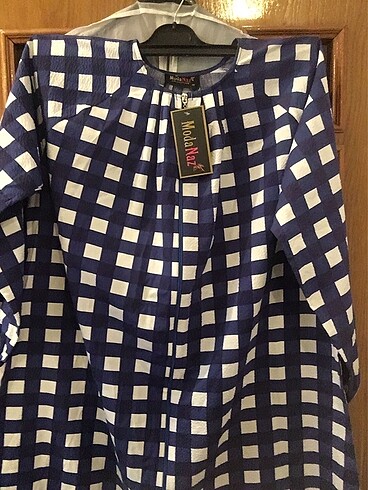 Ekose Desen Kareli Tunik - Görsel 3