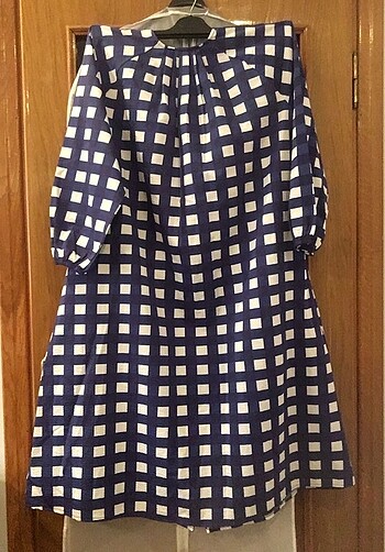 Ekose Desen Kareli Tunik - Görsel 7