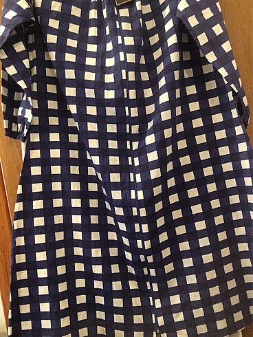 Ekose Desen Kareli Tunik - Görsel 8