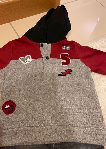 Panço Erkek Çocuk Kot Pantolon Sweatshirt Takım - Görsel 2